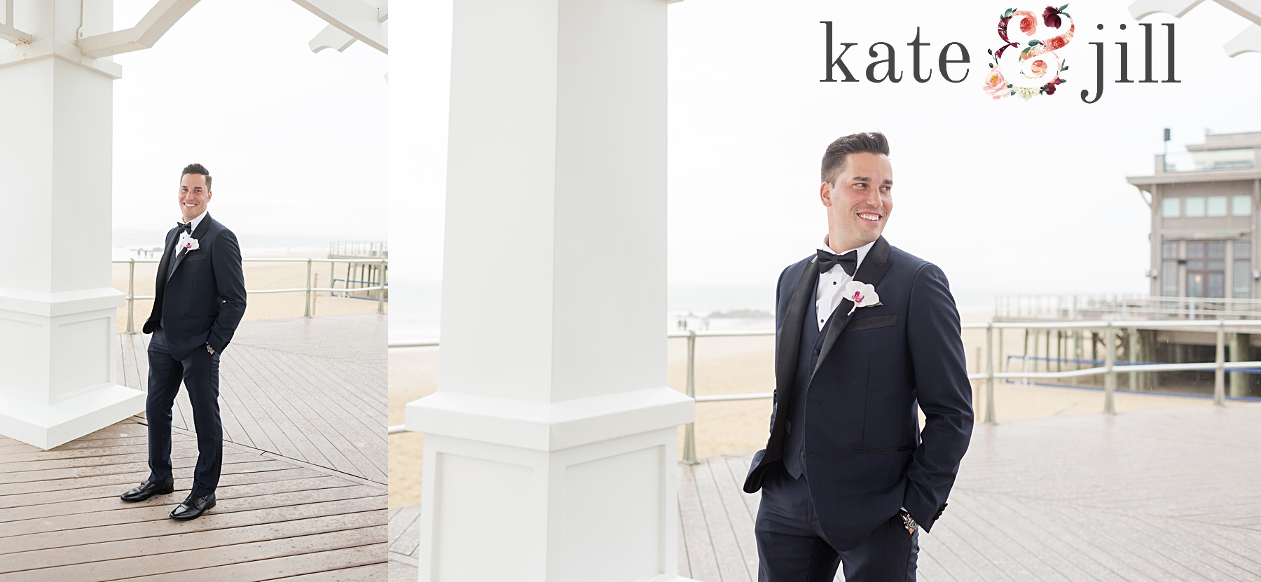 groom portraits outdoors mcloone's pier house long branch