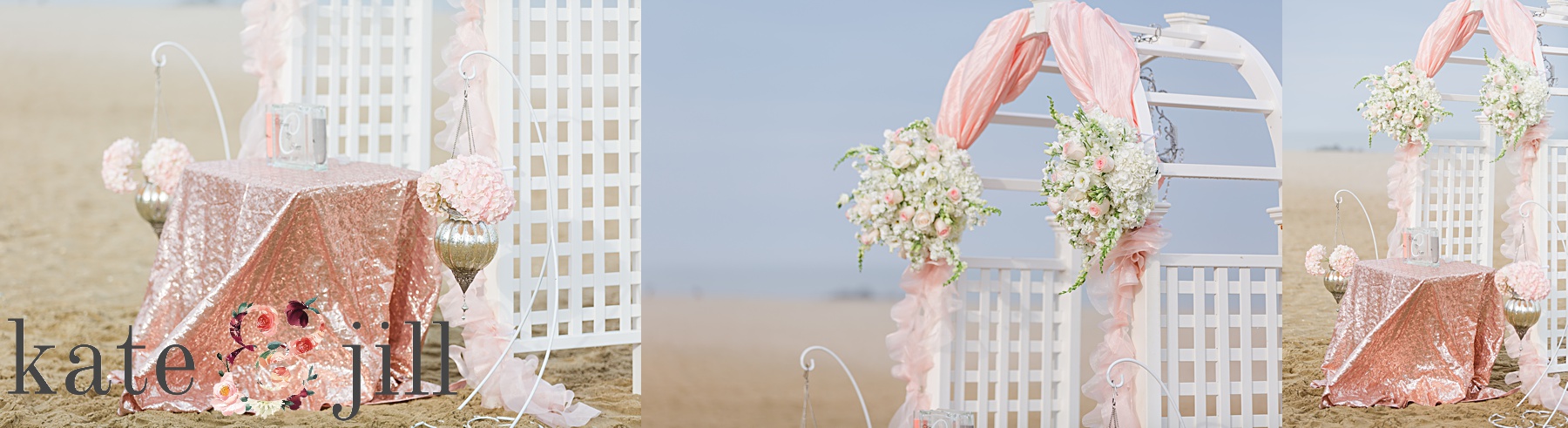 beach wedding ceremony decor mcloone's pier house long branch
