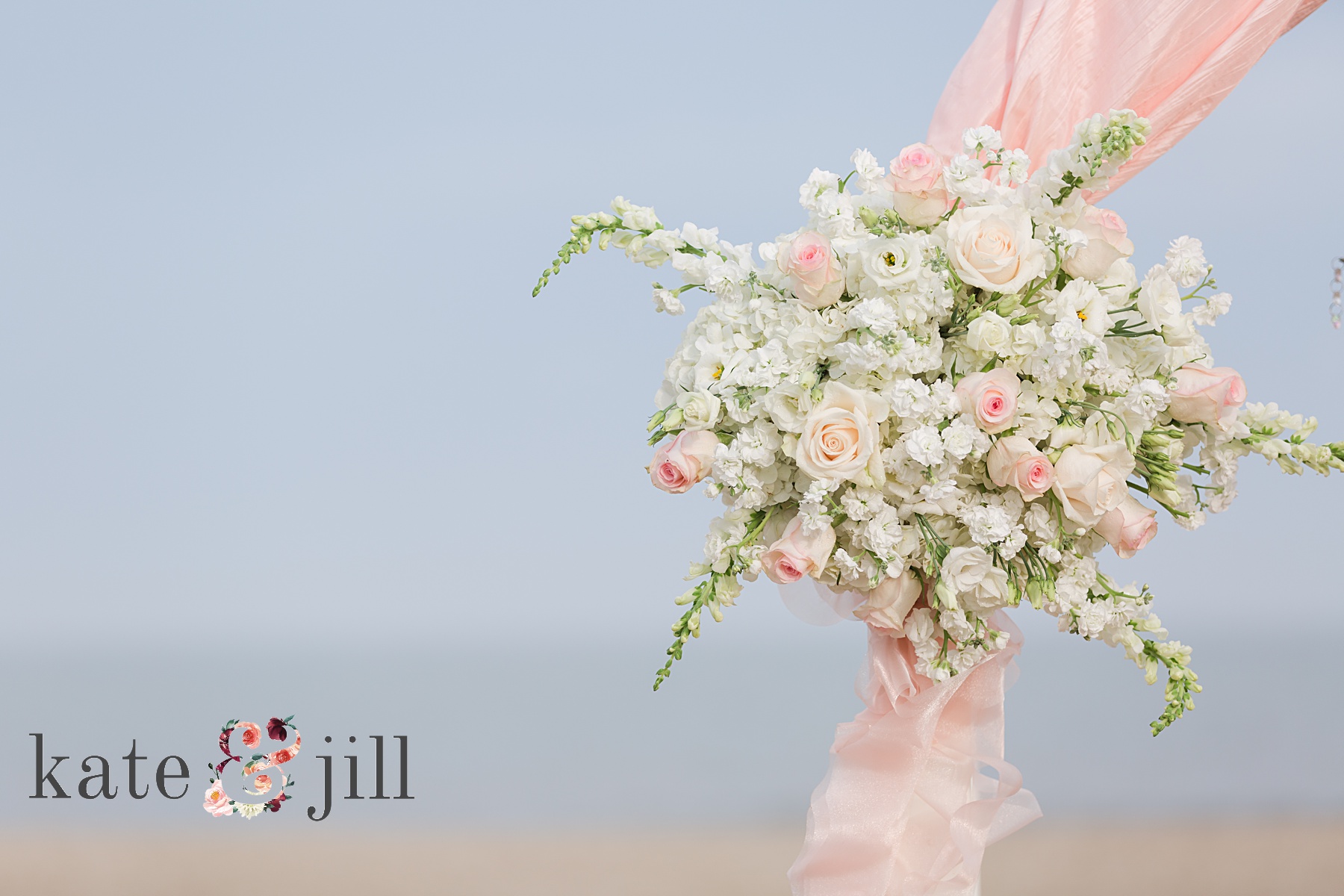 beach ceremony wedding floral decor mcloone's pier house long branch
