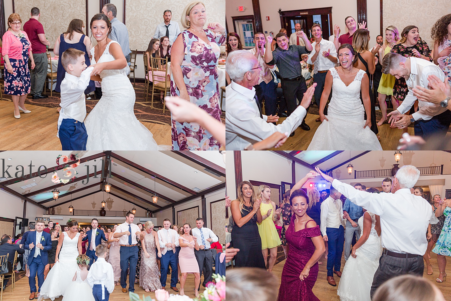 dancing photos running deer golf club wedding