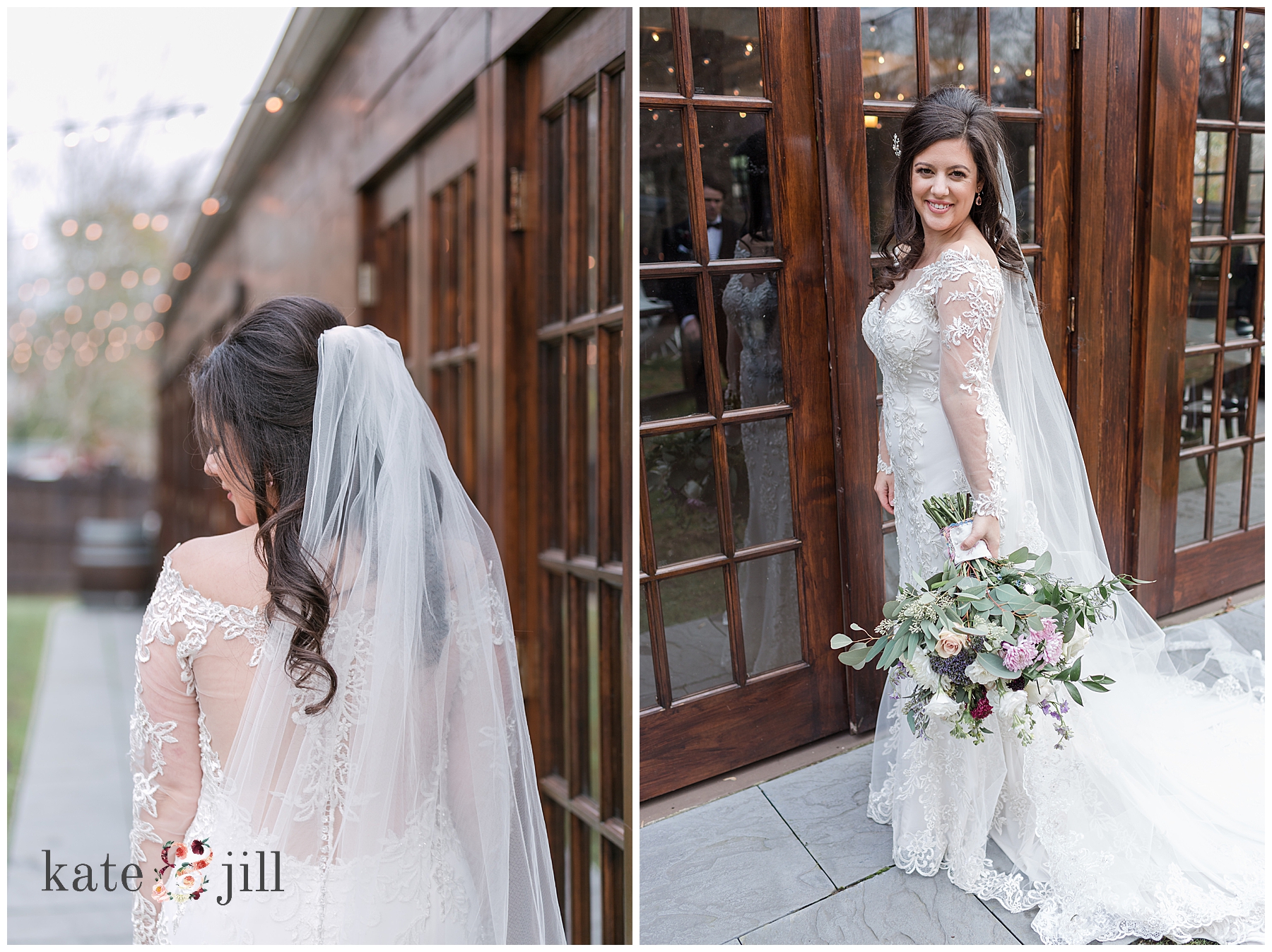 bride and groom portraits