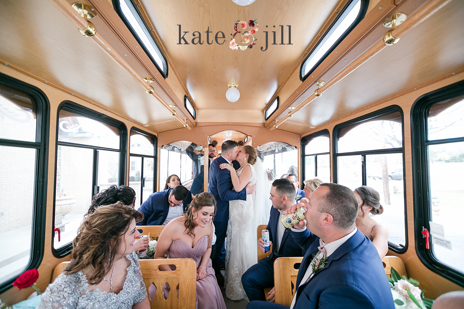 bridal party trolley photo
