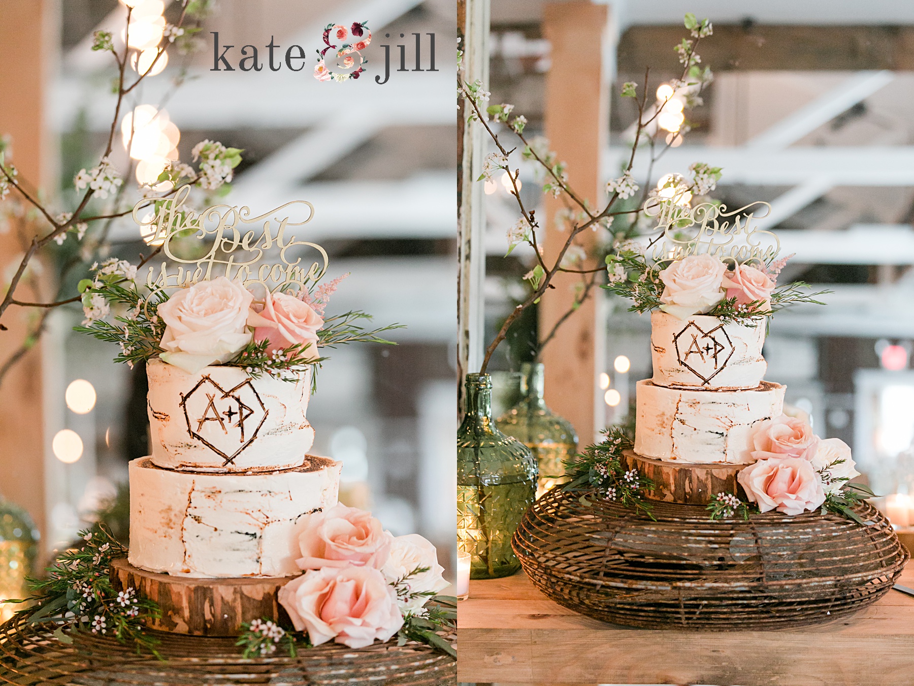 tree wedding cake