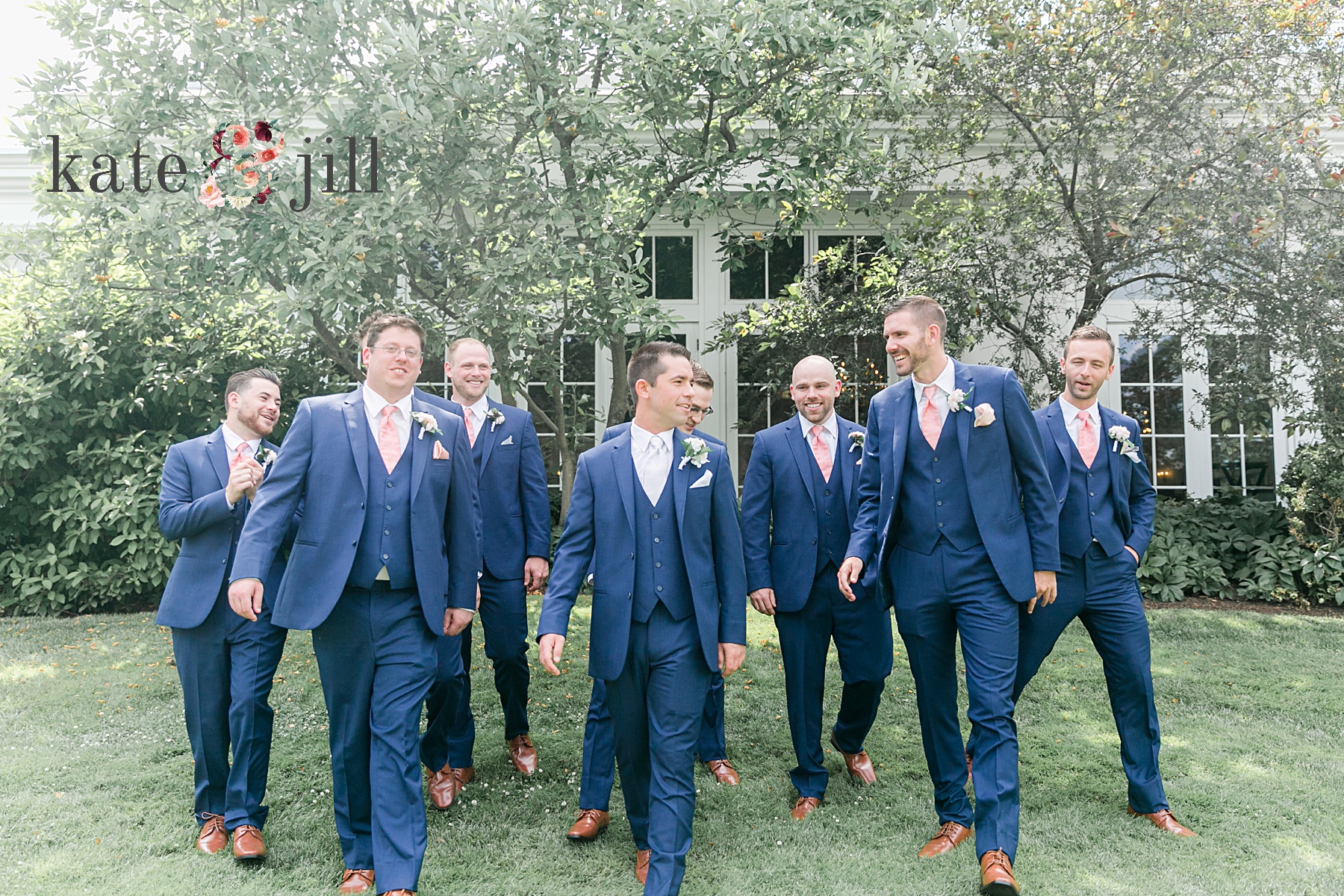 groomsmen deerfield wedding photos