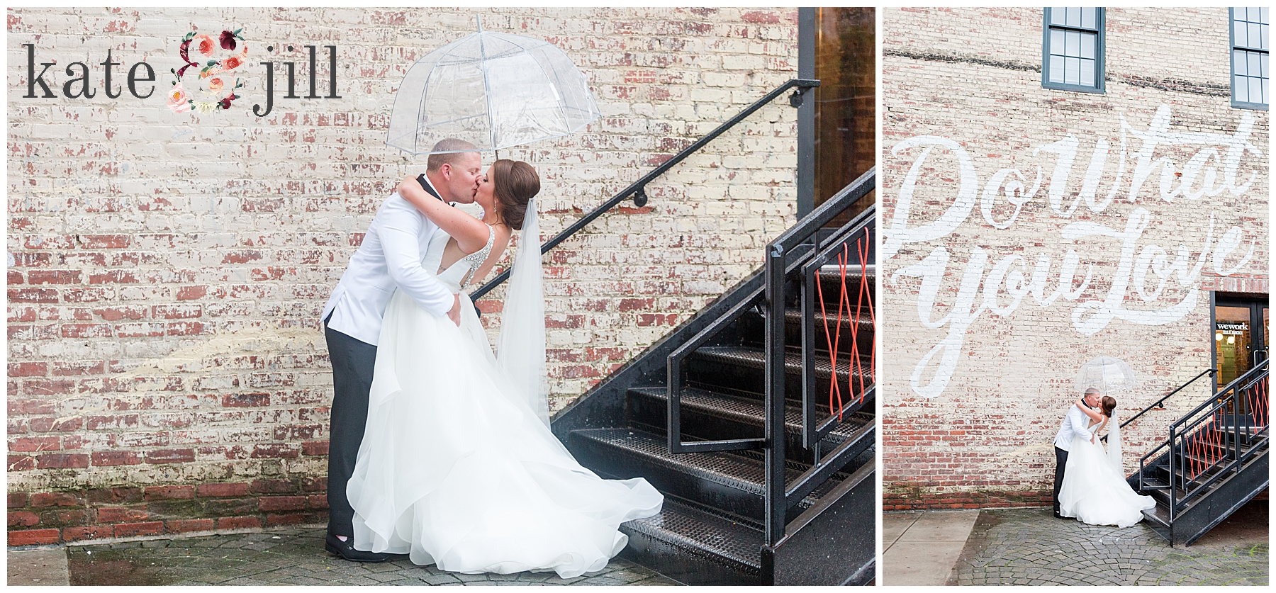bride and groom wedding rain photos umbrella 